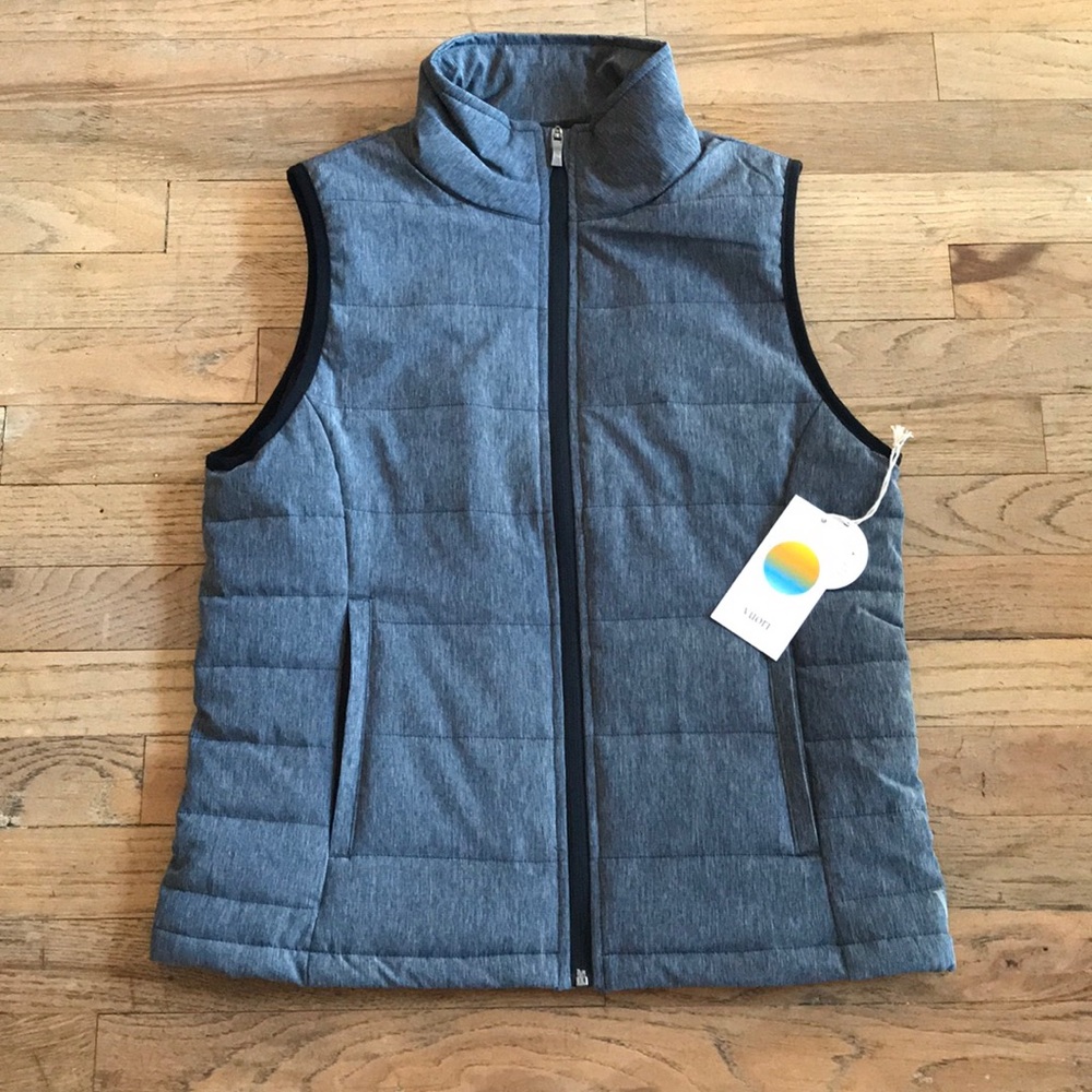 Vuori gray puffy vest